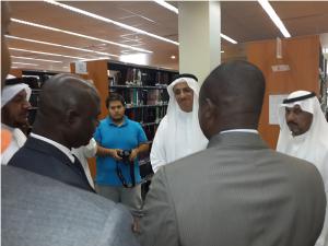 Consul of Senegal visits the King Abdullah University Library