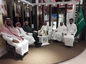 جانب من مشاركة جامعة أم القرى بمعرض الكويت الدولي للكتاب في دورته الـ(43) 