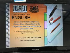 قسم اللغة الإنجليزية بالليث (شطر الطالبات) يقيم ورشة لتنمية المهارات اللغوية للطالبات المستجدات