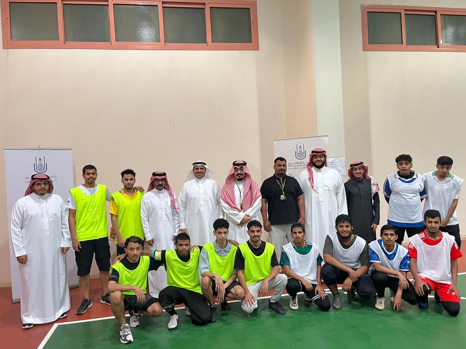 افتتاح دوري كليات محافظة الليث لكرة قدم بالصالات.