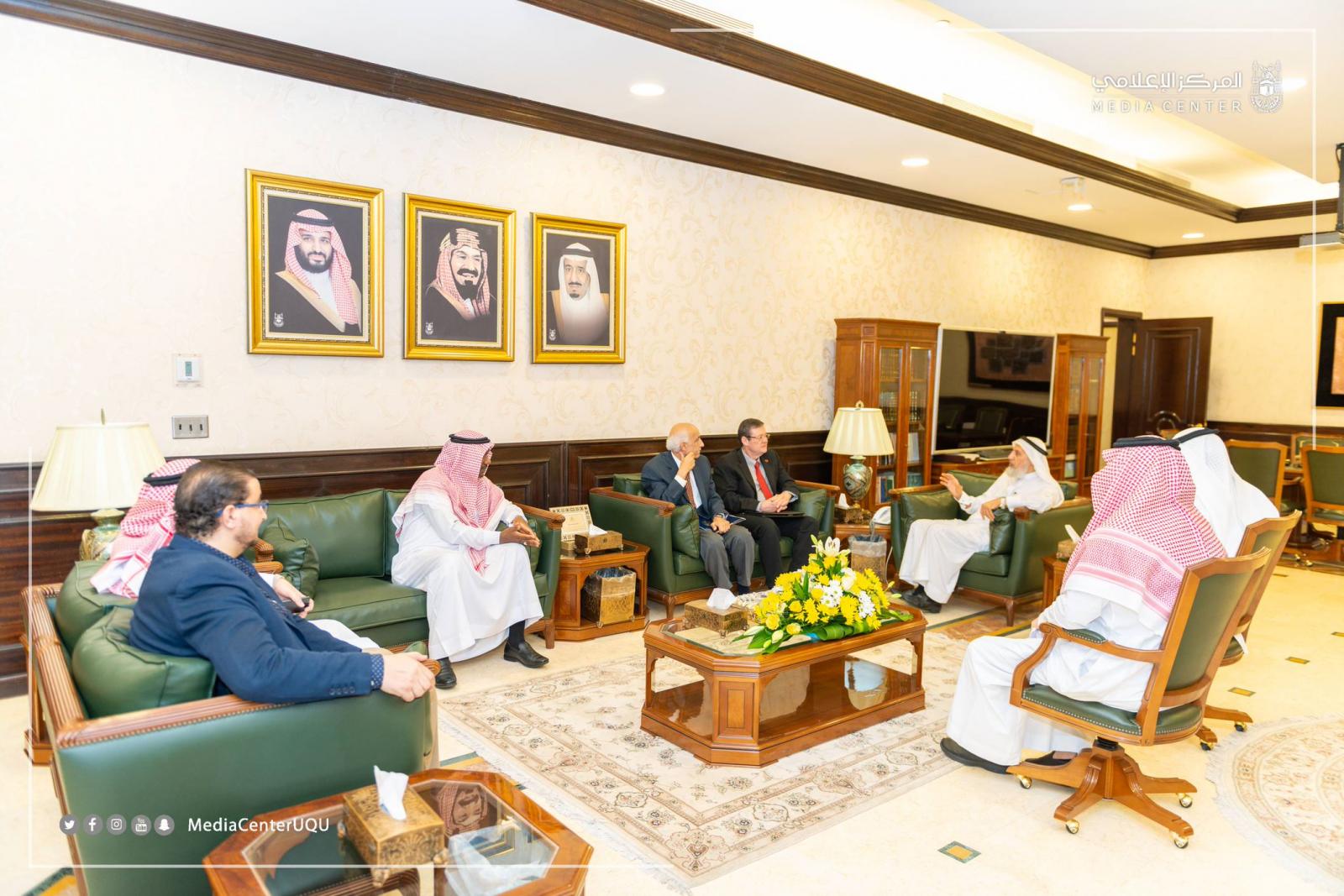 An International Delegation Checks the Computer Program Facilities in Umm Al-Qura to Renew the Program Accreditation
