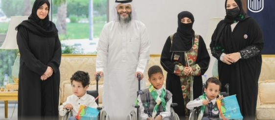 رئيس جامعة أمّ القُرى يستقبل جمعيَّة الأطفال ذوي الإعاقة بمركز مكَّة المكرَّمة