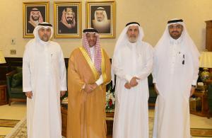 UQU President Receives Businessman/ Fahd Al-Jawfy, Goodwill Ambassador