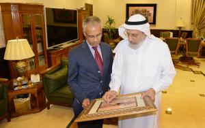 UQU President Receives the Consul General of France