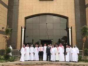 The UQU Mass Communication Students on a Live Pilot Program at Jeddah Radio Station