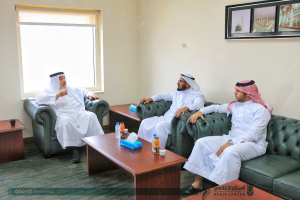 The English Language Center Discusses Development and Teaching of the Courses with the University College at Jamoum