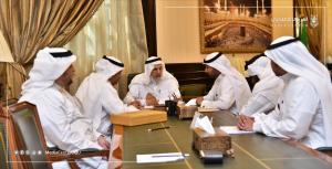 His Excellency the UQU President Meets with the Team Participating in the University Documentary Guide