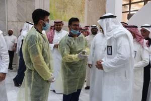 Umm Al-Qura University Leads a Campaign to Raise Awareness on Coronavirus in Various Locations in Makkah