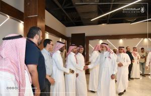 Providing a Positive Environment for a Happy Employee: The UQU President Inspects the Development Work of the Project Administrative Environment