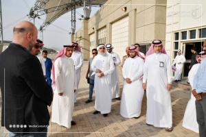 The President of Umm Al-Qura University Checks on the Preparations for the Graduation Ceremony of Class No. (68)