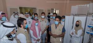 UQU and the Directorate of Health Affairs in Makkah Launch the Field Hospital for Coronavirus Patients with a 500-Bed Capacity