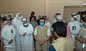 UQU and the Directorate of Health Affairs in Makkah Launch the Field Hospital for Coronavirus Patients with a 500-Bed Capacity