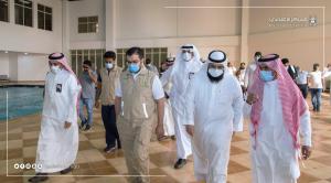 UQU and the Directorate of Health Affairs in Makkah Launch the Field Hospital for Coronavirus Patients with a 500-Bed Capacity