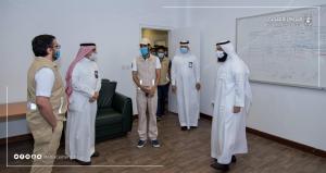 UQU and the Directorate of Health Affairs in Makkah Launch the Field Hospital for Coronavirus Patients with a 500-Bed Capacity