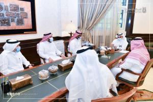 UQU President Meets the Deans of the Colleges