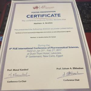 College of Pharmacy Participates in the fourth FUE International Conference of Pharmaceutical Sciences