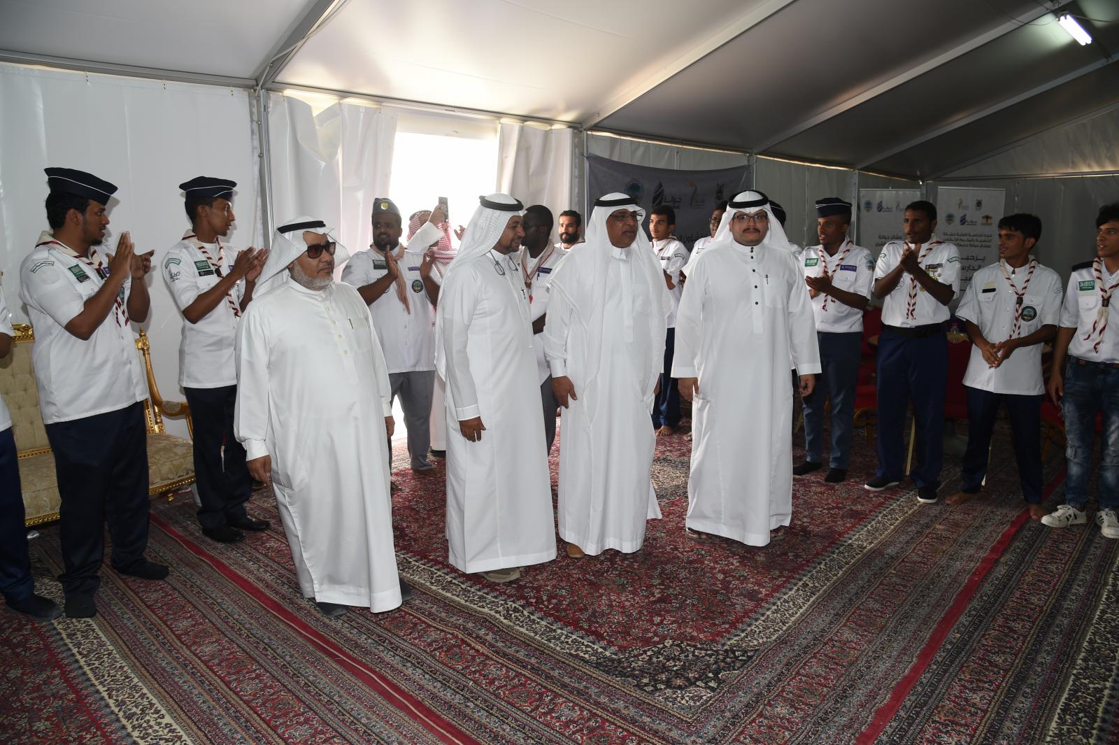 UQU President Inspects Scouts Camp at Abdyia Campus