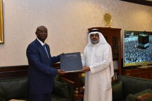 Acting UQU President Receives Ambassador of Burundi