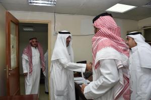 UQU Vice President Checks on Different University Departments, Congratulates them on the Occasion of Eid Al-Fitr