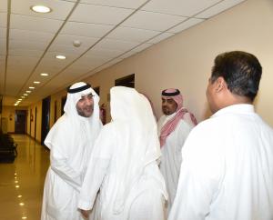 UQU Vice President Checks on Different University Departments, Congratulates them on the Occasion of Eid Al-Fitr