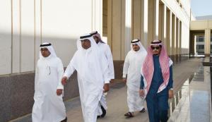 UQU President Checks on Work Mechanism at the Deanships of Admission and Registration and Students Affairs 