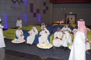 UQU President Checks on Workflow at Startups Center and UQU Oasis Exhibition