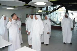 UQU President Checks on Workflow at Startups Center and UQU Oasis Exhibition