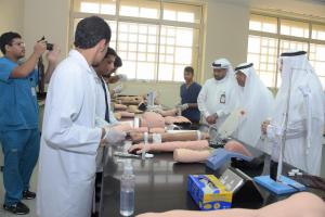 UQU President Inaugurates Nursing College Labs in Al-Abediya