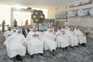 UQU President Checks on Projects of Umm Al-Qura Consultations Oasis 