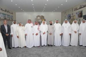 UQU President Checks on Projects of Umm Al-Qura Consultations Oasis 