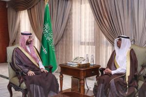 Makkah Acting Prince Receives UQU President &amp; Visit Al-Qunfudah Colleges Project