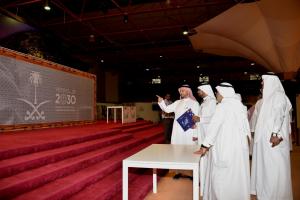 UQU Vice President for Educational Affairs Checks on Venue of First-Year Students Forum 