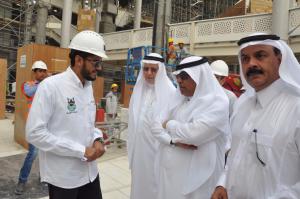 Head of Supervisory Committee Inspects Phases of Removing Temporary Circumambulation Lane