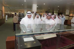 UQU President Checks on King Abdullah University Library 