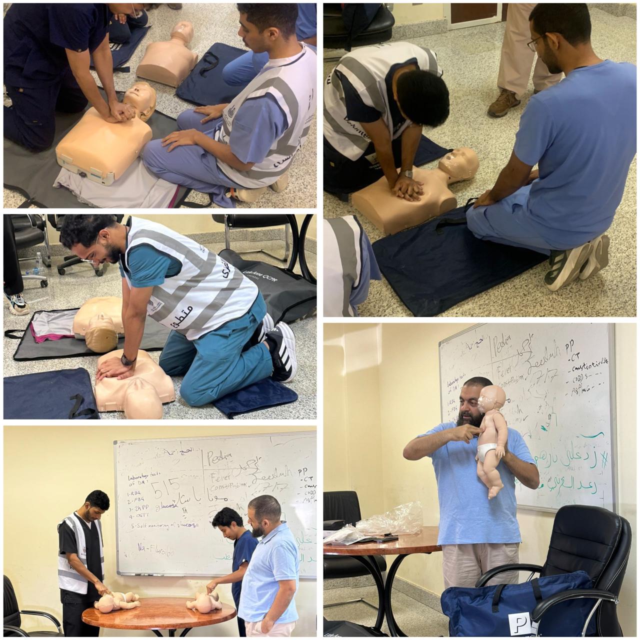 كلية الطب بالقنفذة تقيم دورة بعنوان "BasicLifesuppovt(BLS)”