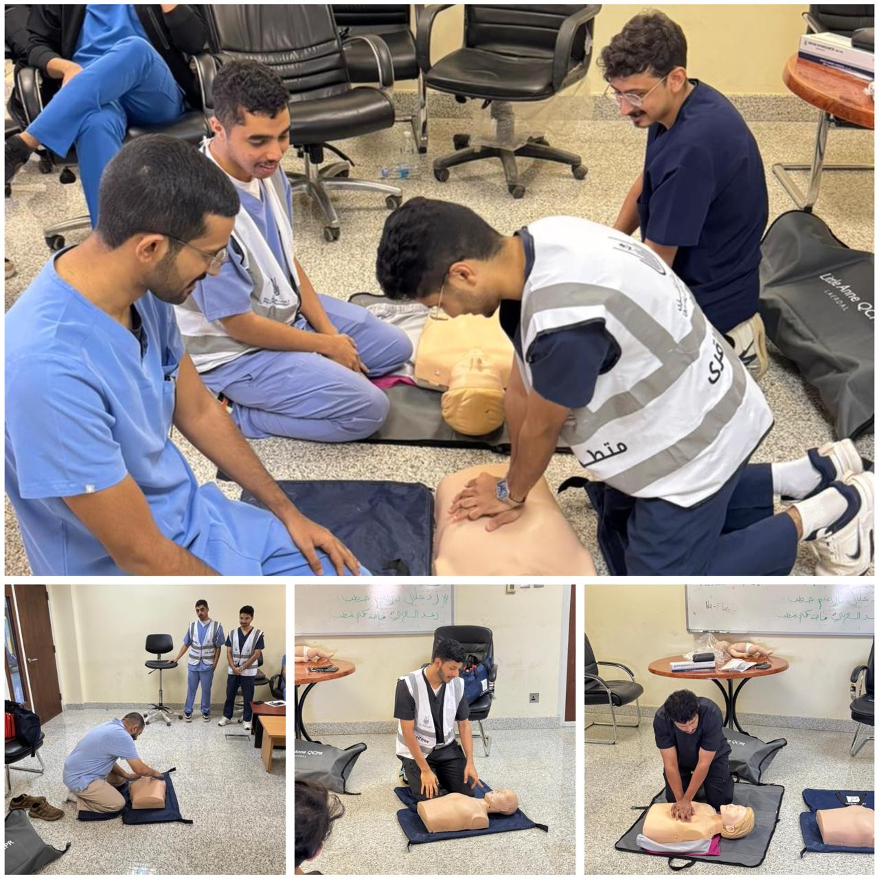 كلية الطب بالقنفذة تقيم دورة بعنوان "BasicLifesuppovt(BLS)”