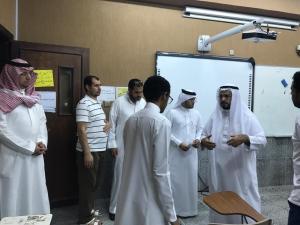 His Excellency the Dean of Al-Qunfudhah University College Inspects the Buildings of the Female Section