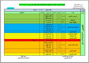 جدول الاختبارات البديلة لطلاب برنامج الانتساب للفصل الدراسي الثاني 1436-1437هـ