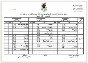 Schedule of Orientation Meetings for Affiliating Students of Al-Qunfudah University College