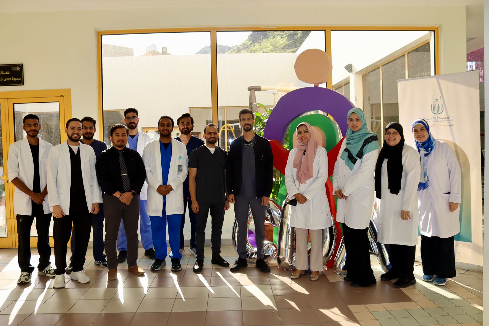 جانب من زيارة قسم العلاج التحفظي لجمعية الاطفال ذو الإعاقة