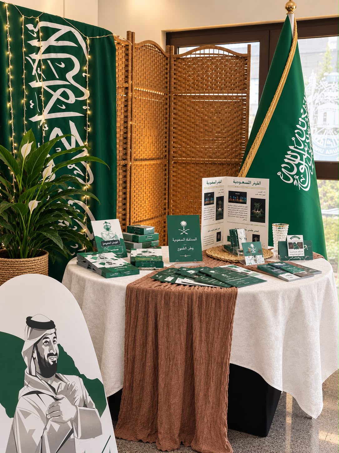 إدارة الأمن والسلامة تحتفي باليوم الوطني السعودي