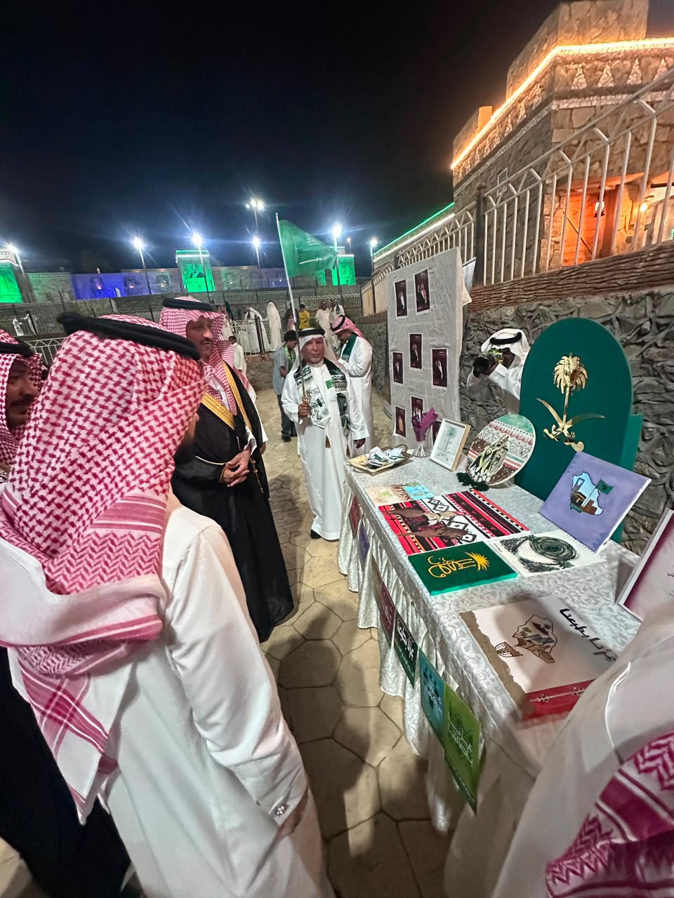 مشاركة الكلية الجامعية بأضم في احتفال المحافظة باليوم الوطني