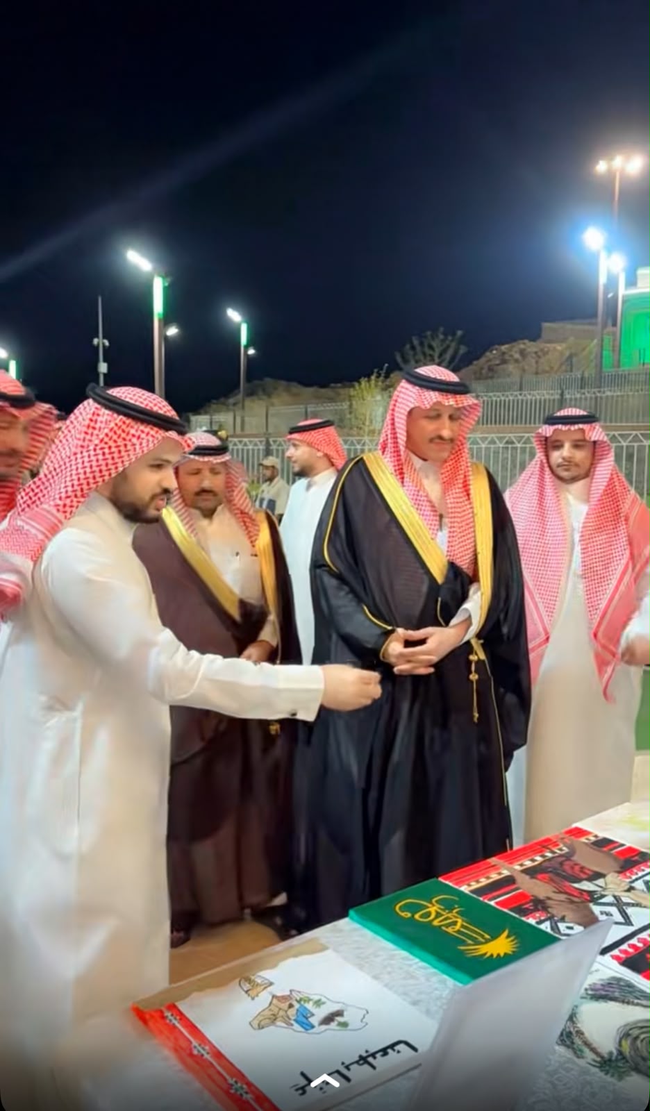 مشاركة الكلية الجامعية بأضم في احتفال المحافظة باليوم الوطني