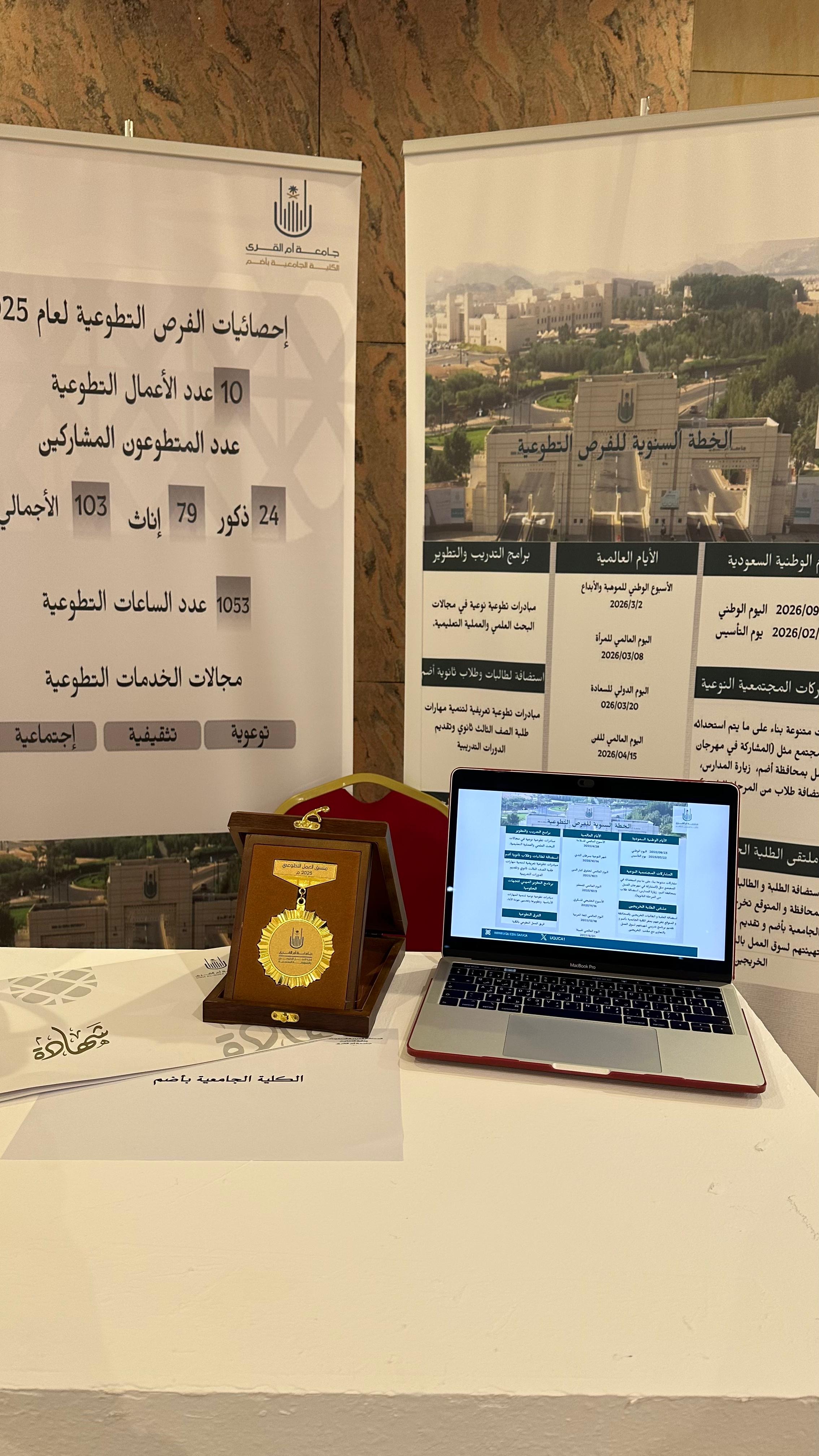 مشاركة الكلية الجامعية بأضم في يوم التطوع السعودي والعالمي